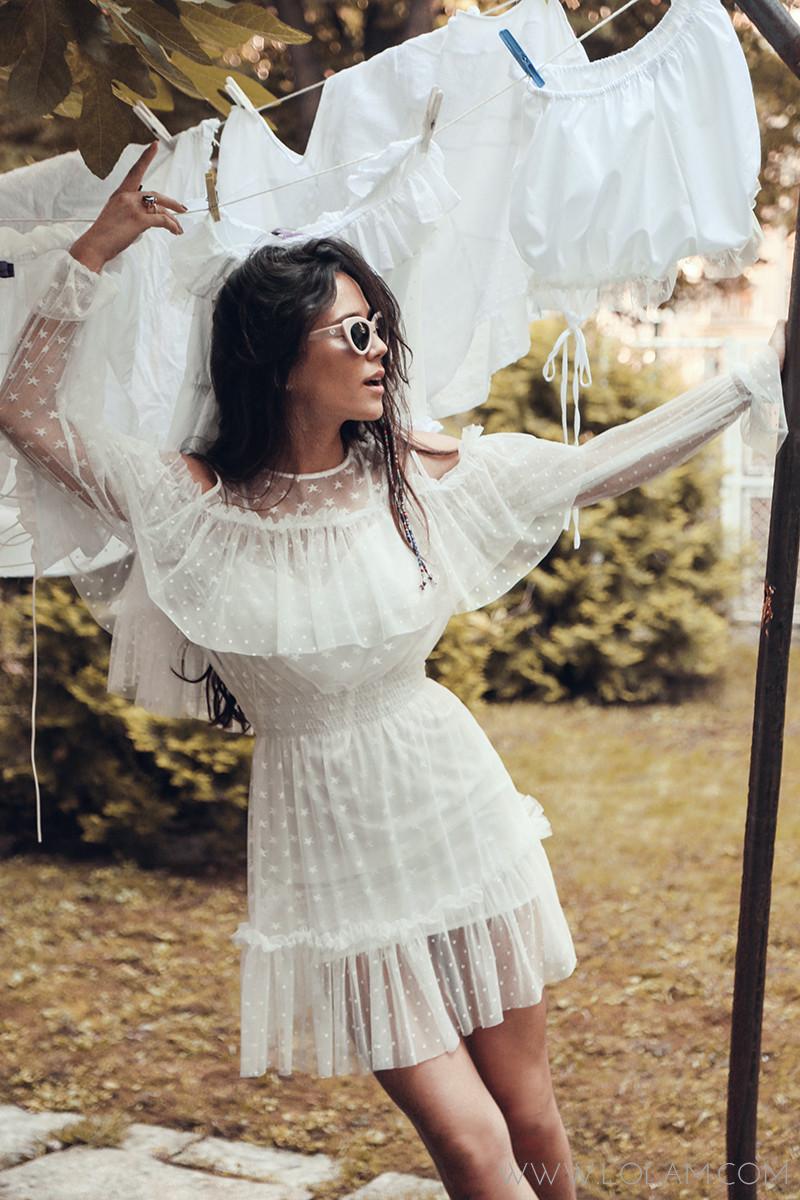 Xenia white dress deals